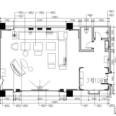 KTV包间装修施工图