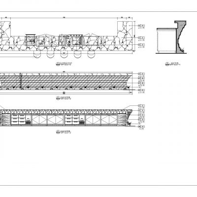 酒店大堂服务台大样图