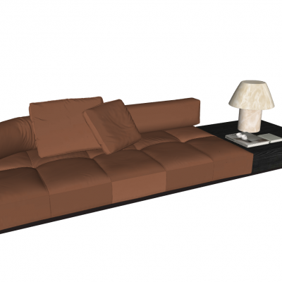 现代多人沙发3D模型