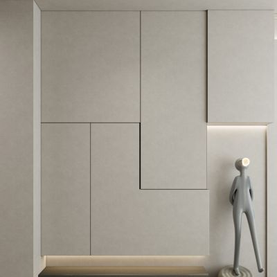 诧寂风极简几何叠级 玄关