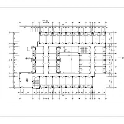 集体宿舍平立剖建施图