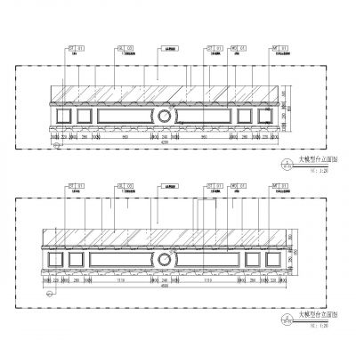 欧式风格售楼部沙盘大样图