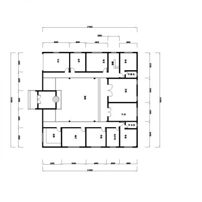 农村中式四合院