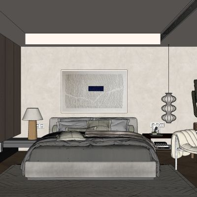 中古，侘寂，卧室，床品