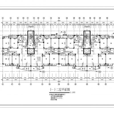 某高层住宅6栋施工图带效果图