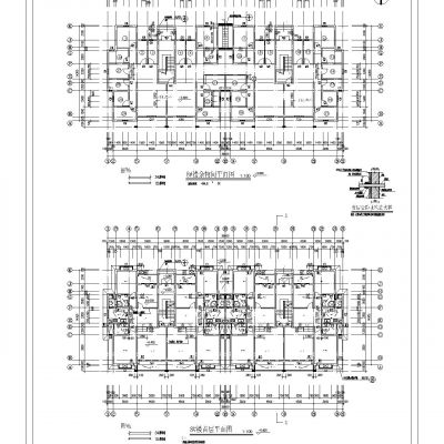 东方塞纳8#楼建筑住宅全套图纸