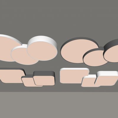 现代吸顶灯 圆形吸顶灯 方形吸顶灯 卧室 客厅  简约吸顶灯 组合吸顶灯