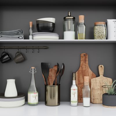 现代厨房用品 厨房用品组合 厨房摆件 厨房器具