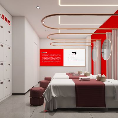 现代美容SPA店包厢