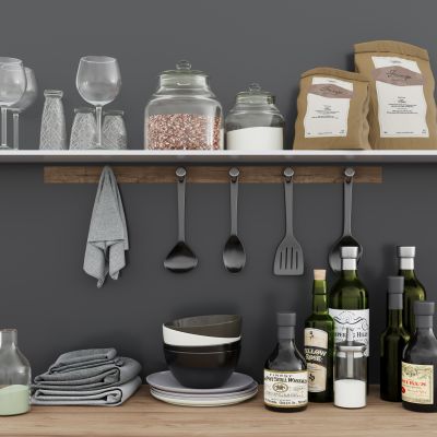 现代厨房用品 厨房用品组合 厨房摆件 厨房器具