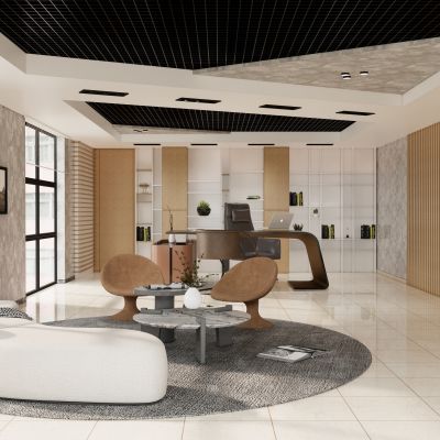 董事长 经理办公室 布加迪班台 