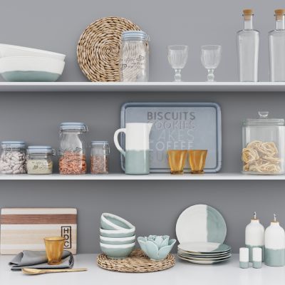 现代厨房用品 厨房用品组合 厨房摆件 厨房器具