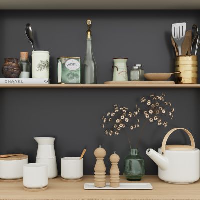 现代厨房用品 厨房用品组合 厨房摆件 厨房器具