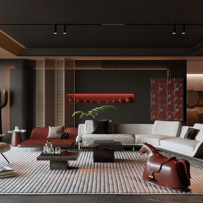 暗黑风客厅