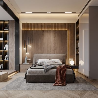 现代卧室