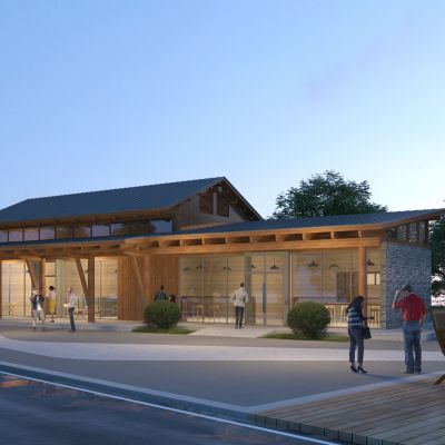 中式乡村驿站3D模型