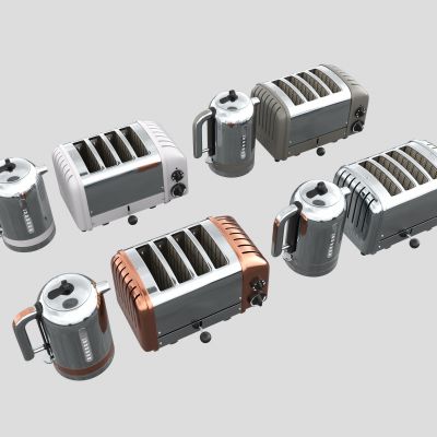 现代厨房用品 厨房用品组合 厨房摆件 厨房器具 面包机