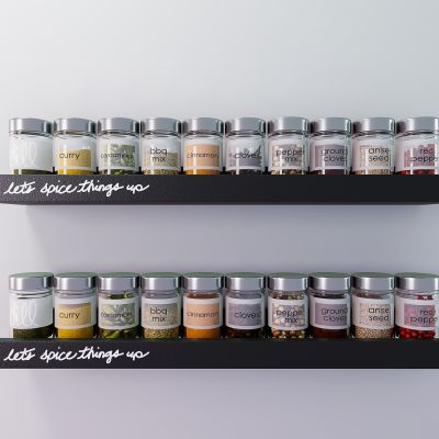 食物饮料调料罐子