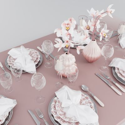 现代餐具组合 餐桌摆件 餐具用品 厨房用品 厨房用品组合 厨房摆件