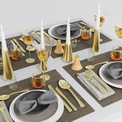 现代餐具组合 餐桌摆件 餐具用品 厨房用品 厨房用品组合 厨房摆件