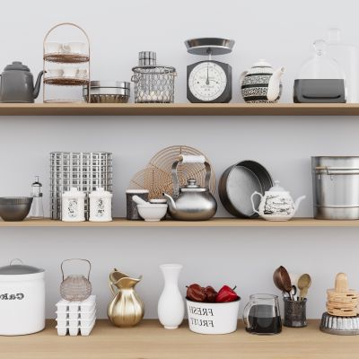 现代厨房用品 厨房用品组合 厨房摆件 厨房器具