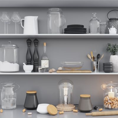 现代厨房用品 厨房用品组合 厨房摆件 厨房器具