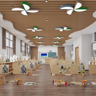 现代画室美术教室