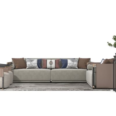 新中式沙发组件