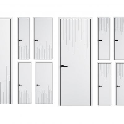 现代简约平板门