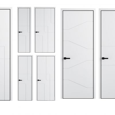 现代简约平板门