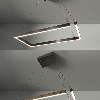 现代简约吊灯 客厅主灯 时尚吊灯 文艺范设计感书房灯 原木风创意吊灯