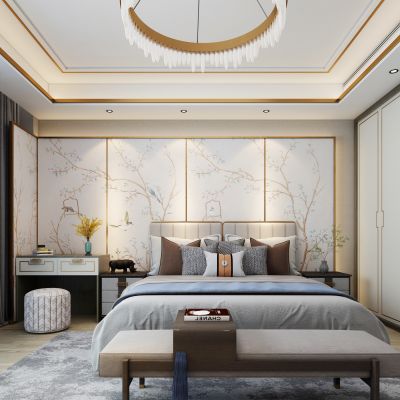 新中式卧室
