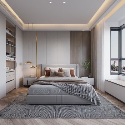 现代卧室