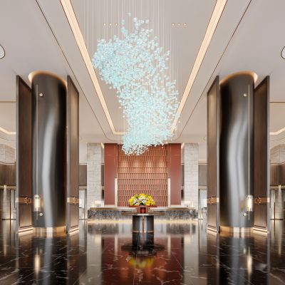 现代酒店大堂