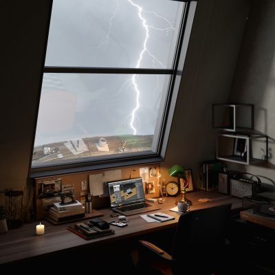 现代笔记本办公用品饰品书桌