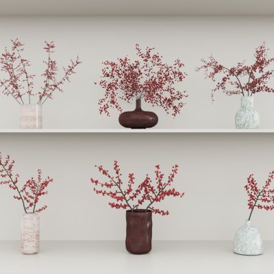 现代花瓶花艺组合 花瓶植物 花瓶花卉