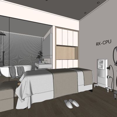 侘寂，spa，美容院包间，养生，包厢，按摩