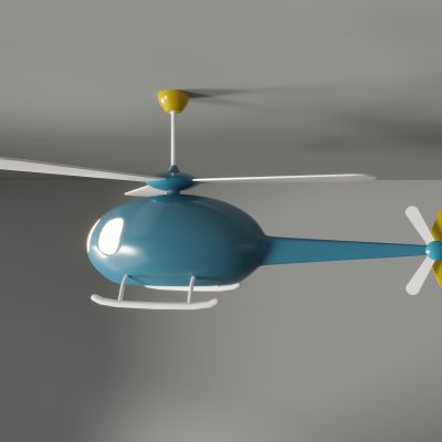 儿童吊扇灯 儿童卧室吊灯 现代电扇灯 现代吊灯 吊灯风扇 创意吊灯 创意吊扇