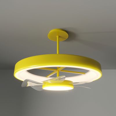 现代吊扇灯 吊灯 吊扇 电扇灯 卧室吊灯 餐厅 儿童房 简约