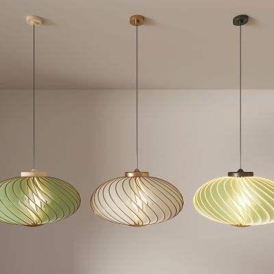 现代简约灯  奶油风吊灯 客厅灯 卧室灯 文艺书房灯组合