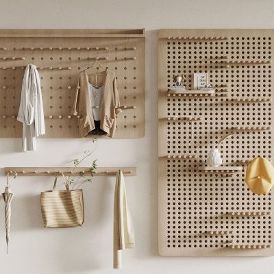洞洞板 挂衣钩 衣帽挂钩