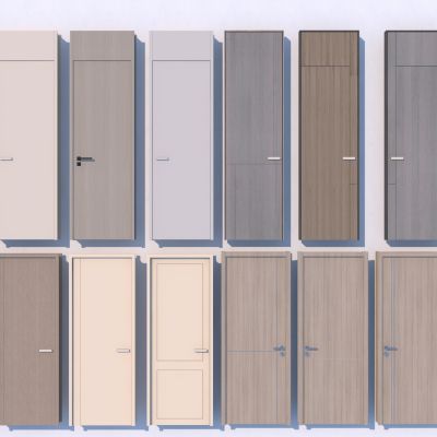 现代单开门 通顶门 卧室门