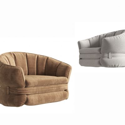 现代中古沙发椅