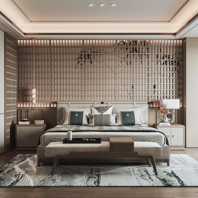 新中式卧室