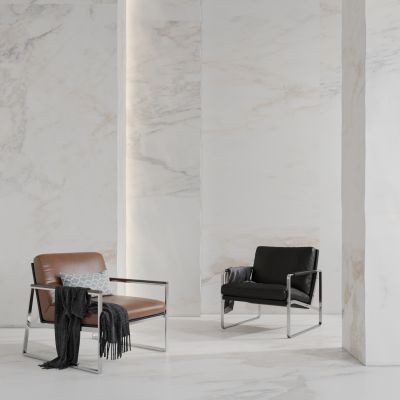 现代皮质休闲椅