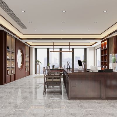 新中式经理办公室