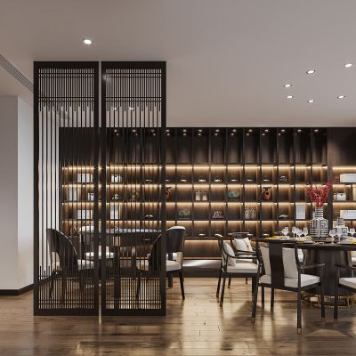 新中式餐厅包间