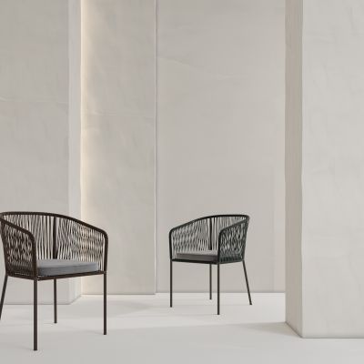 现代藤编休闲椅