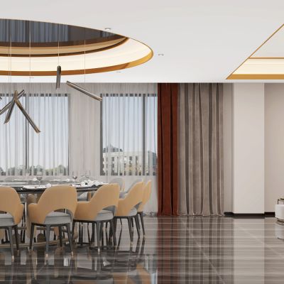 现代餐厅包厢
