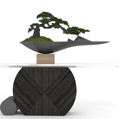 新中式绿色盆栽